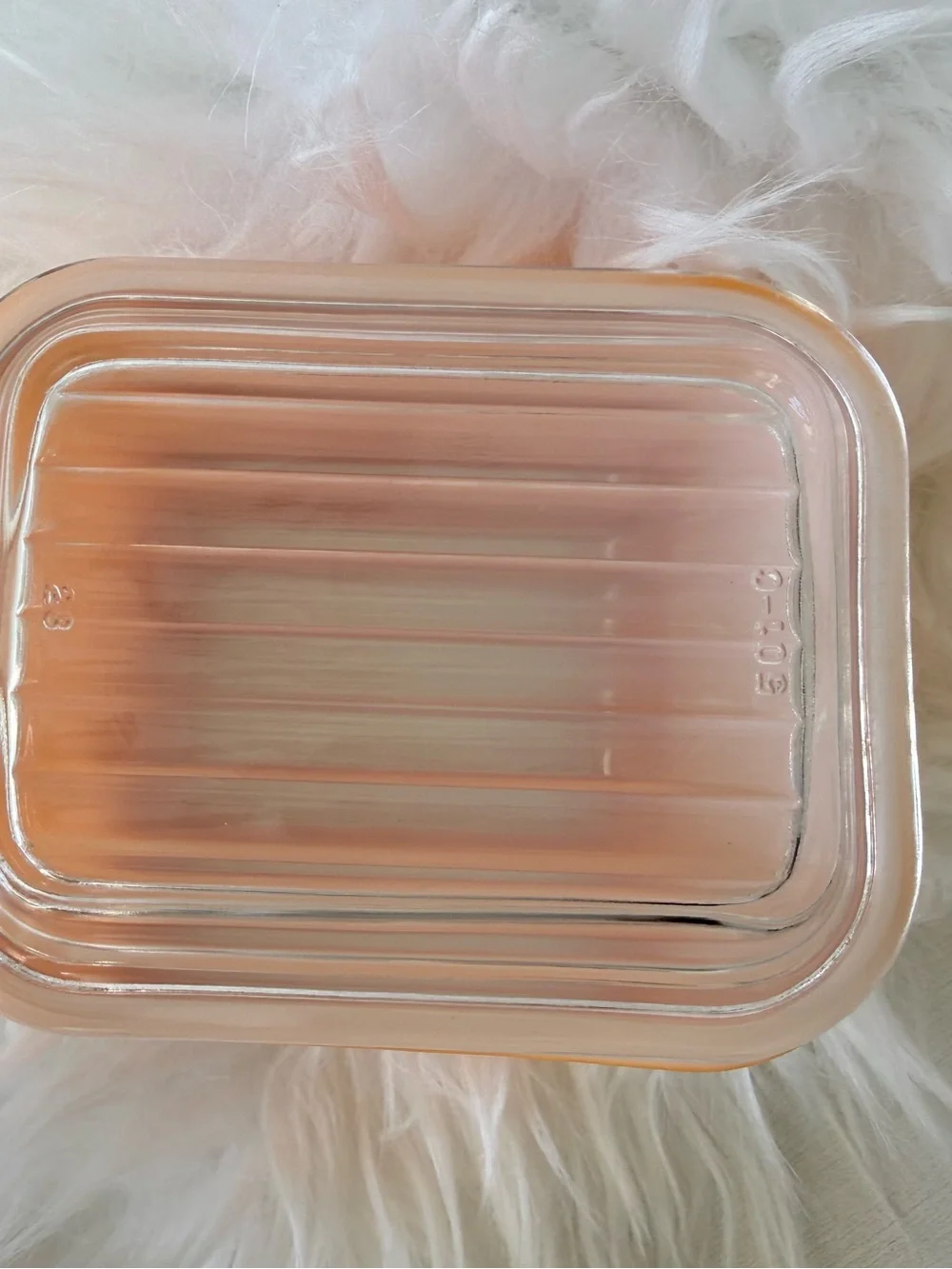 Vintage Pyrex 501-B Orange Fridgie 1.5 Cup Refrigerator Dish 501-C Lid